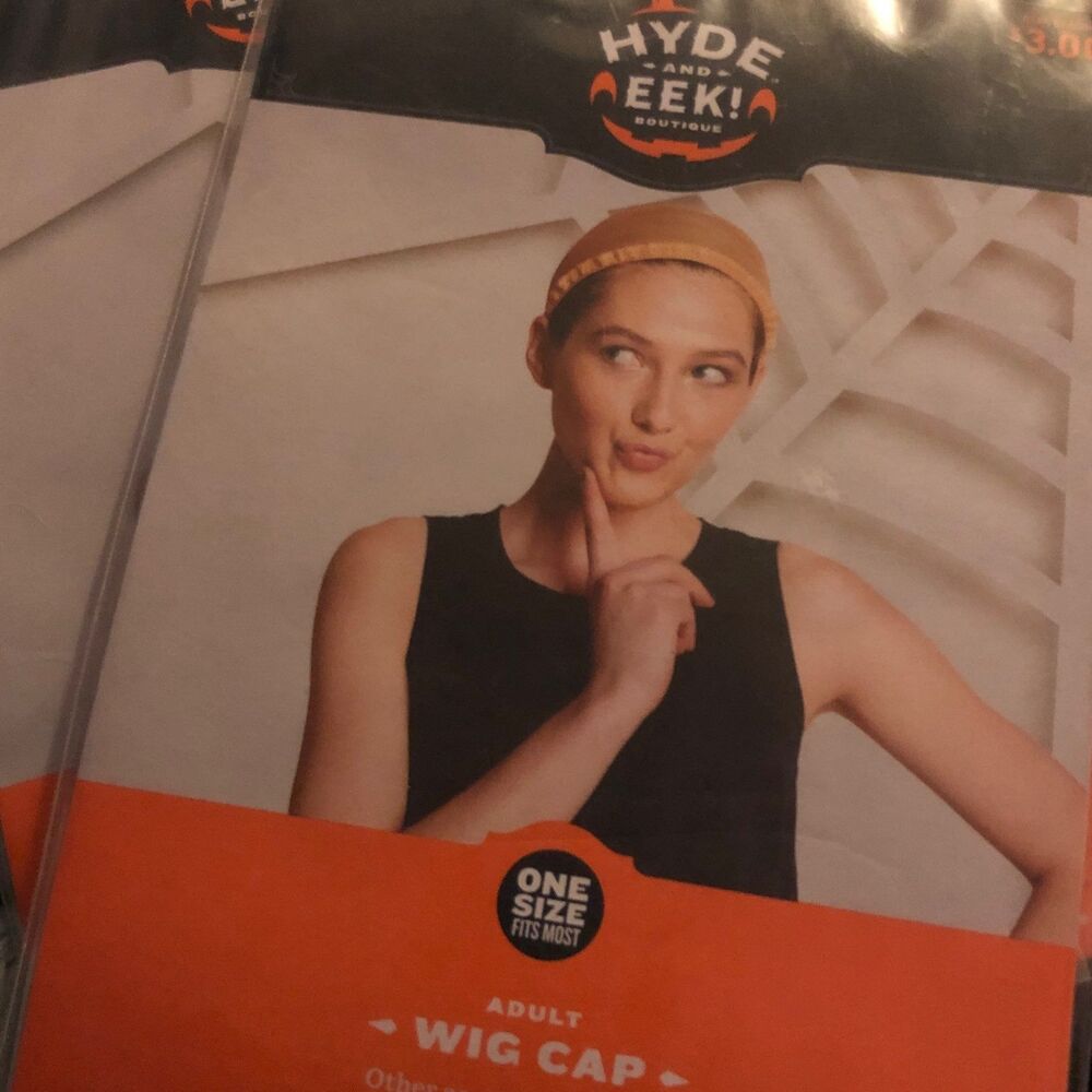 New Wig Caps Halloween Lot of Three New Wig Caps Hyde Eek